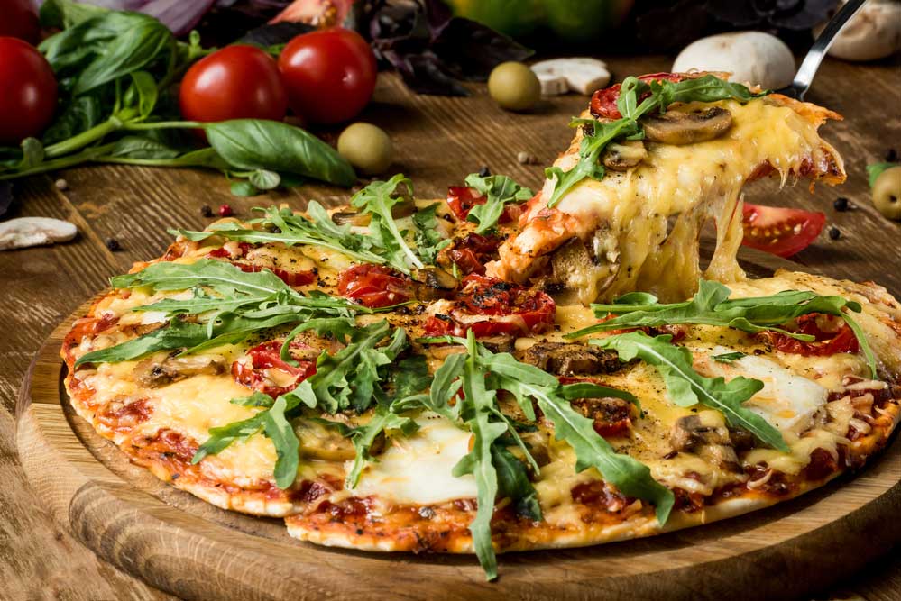Italian style pizza