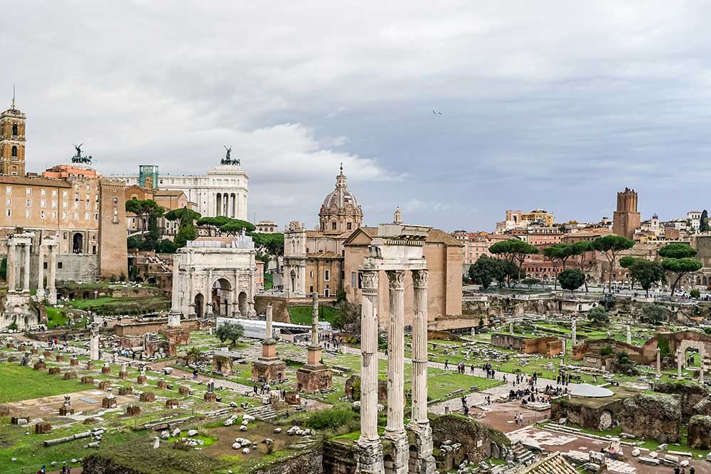 roman forum in Italy