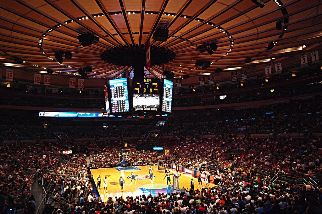 Inside of Madison Square Garden