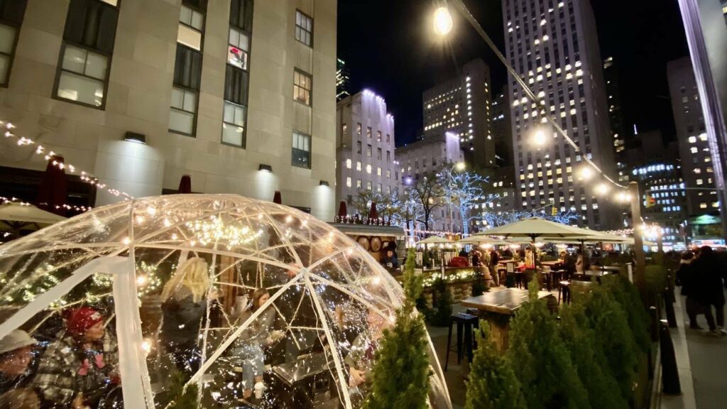 winter time at Rockefeller center