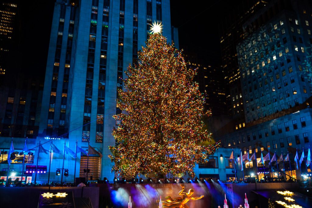 Christmas tree rockefeller