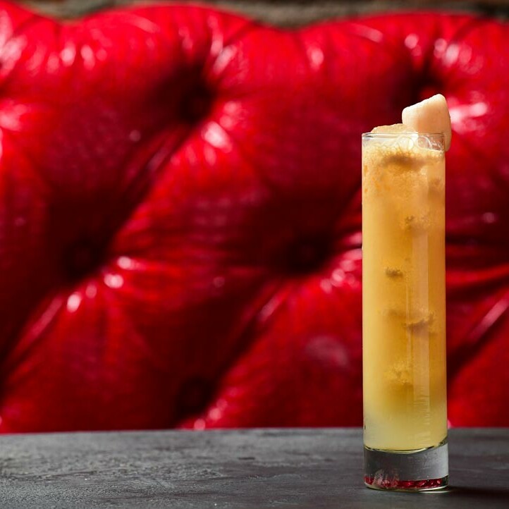 Best Date Night Restaurants in Hell's Kitchen: Why Sesamo Wins Every Time Signature cocktail at the Sesamo bar, Hell's Kitchen NYC