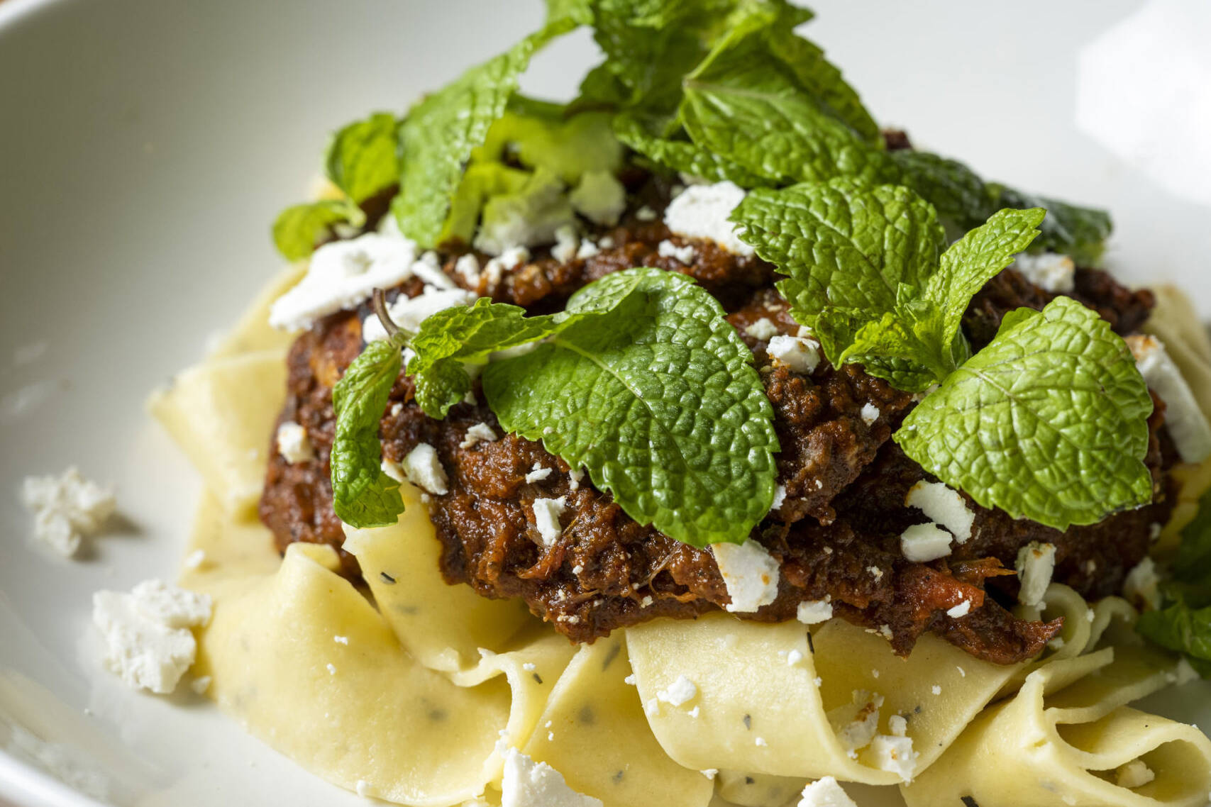 Why Italian Asian Fusion Is Taking Over New York City's Food Scene Handmade pasta dish at Italian restaurant Hell's Kitchen Sesamo